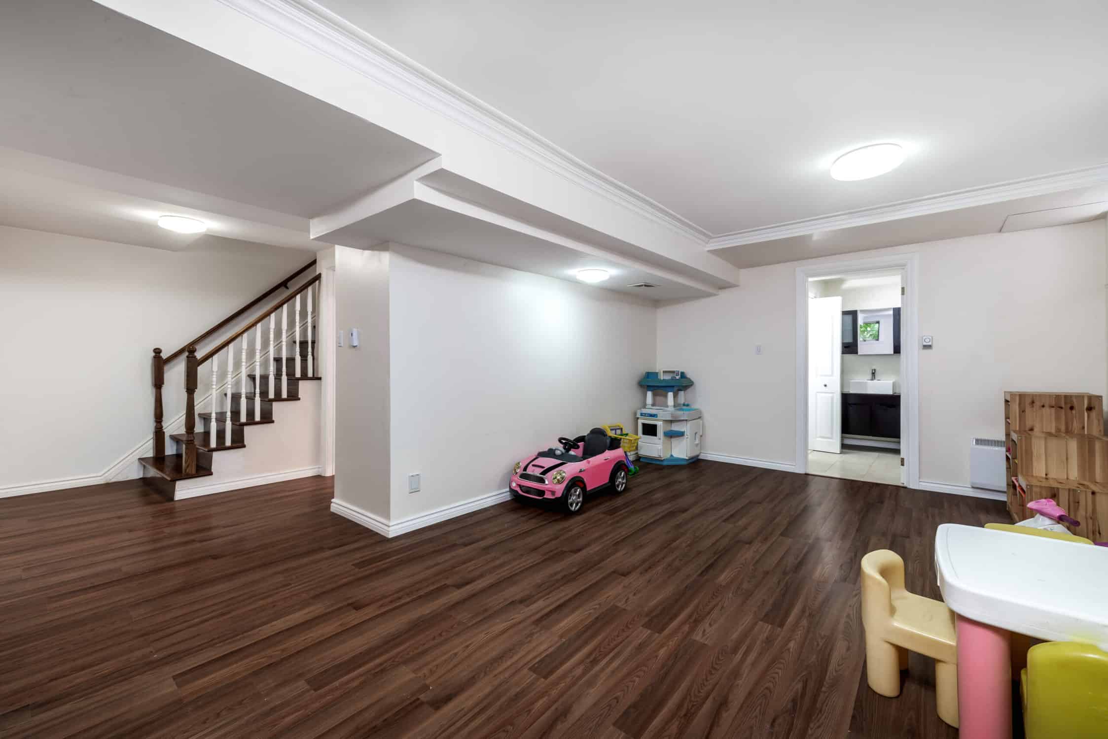 Renovated modern apartment in old house, preparing walls for painting in cooler temperatures